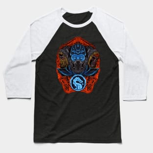 Fatality Ice Versus Fire Human Baseball T-Shirt